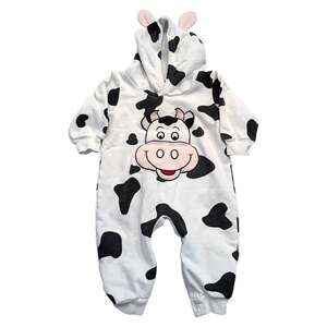 Y2K Halloween Infant Cow Costume Romper